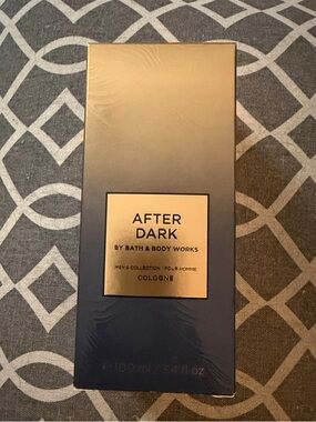 Bath & Body Works After Dark Cologne - Navy & Gold Packaging